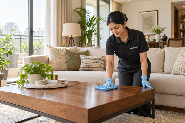Home-cleaning professional